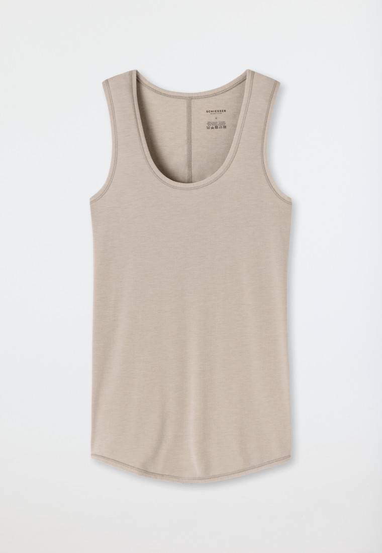 Schiesser Tank Top Braun - Personal Fit