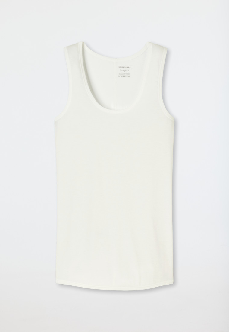 Schiesser Tank Top Naturweiß - Personal Fit