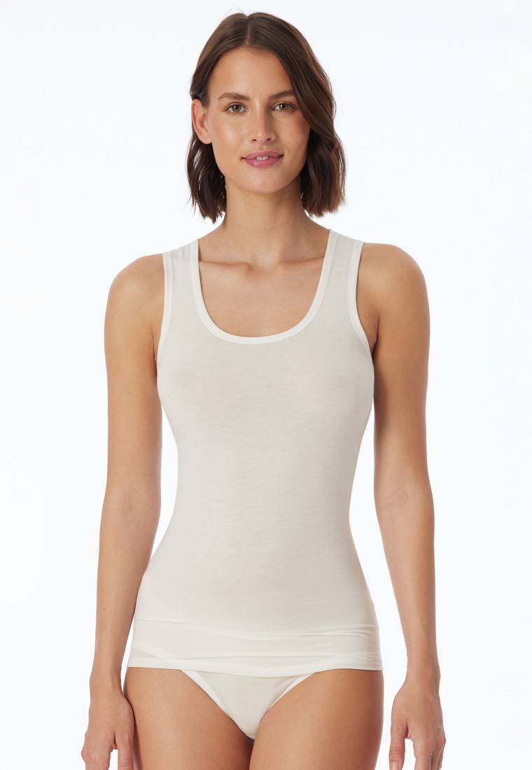 Schiesser Tank Top Naturweiß - Personal Fit