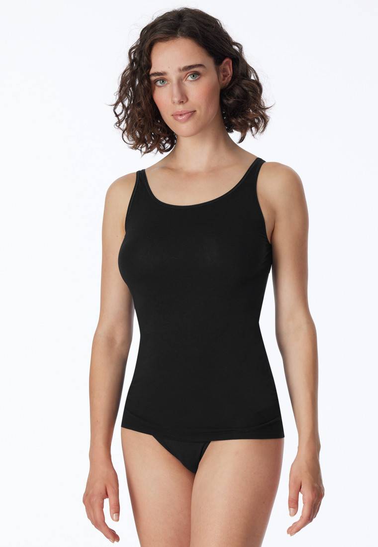 Schiesser Top 2er-Pack Organic Cotton Schwarz - 95/5