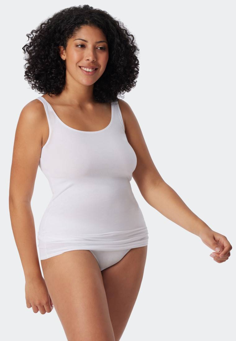 Schiesser Top 2er-Pack Organic Cotton weiß - 95/5