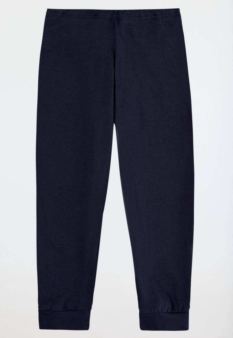 Schiesser Schlafanzug Lang Bagger Dunkelblau - Boys World