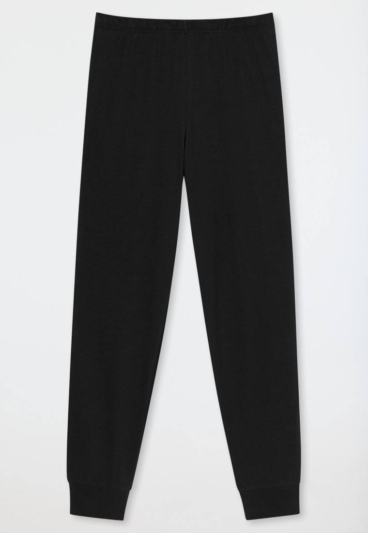 Schiesser Schlafanzug Lang Bündchen Indigo - Nightwear