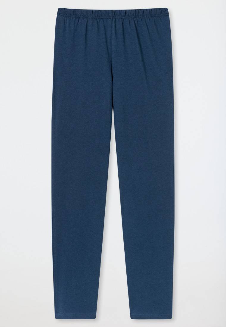 Schiesser Schlafanzug Lang Chillout Hellblau - Nightwear