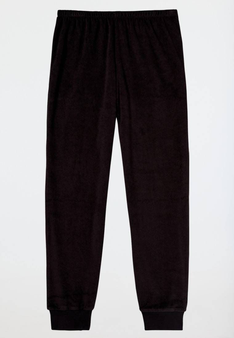 Schiesser Schlafanzug Lang Frottee Bündchen Love Pink - Nightwear