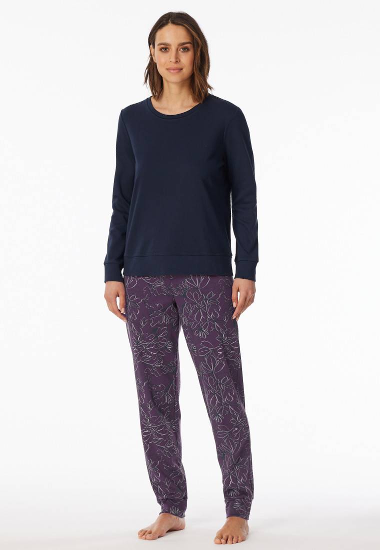 Schiesser Schlafanzug Lang Multicolor Bedruckt - Comfort Interlock