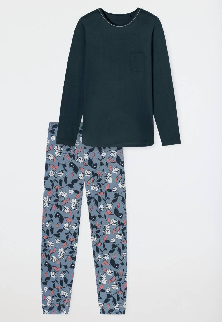 Schiesser Schlafanzug Lang Multicolor - Comfort Nightwear