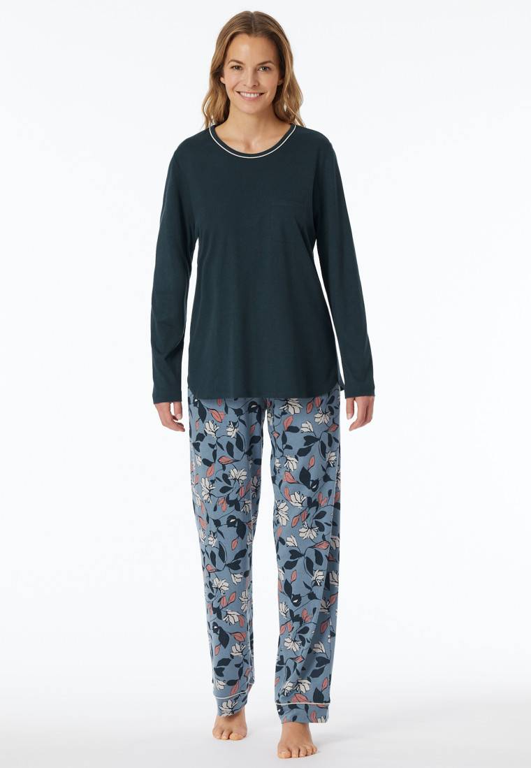 Schiesser Schlafanzug Lang Multicolor - Comfort Nightwear