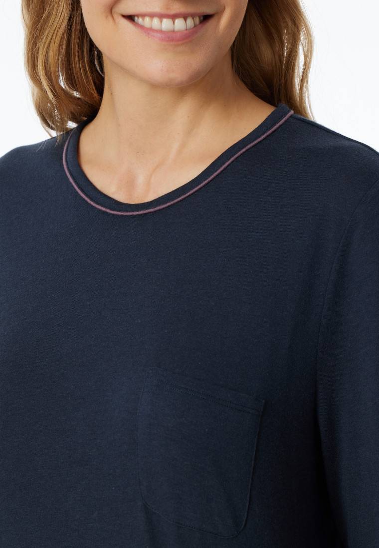 Schiesser Schlafanzug Lang Multicolor - Comfort Nightwear