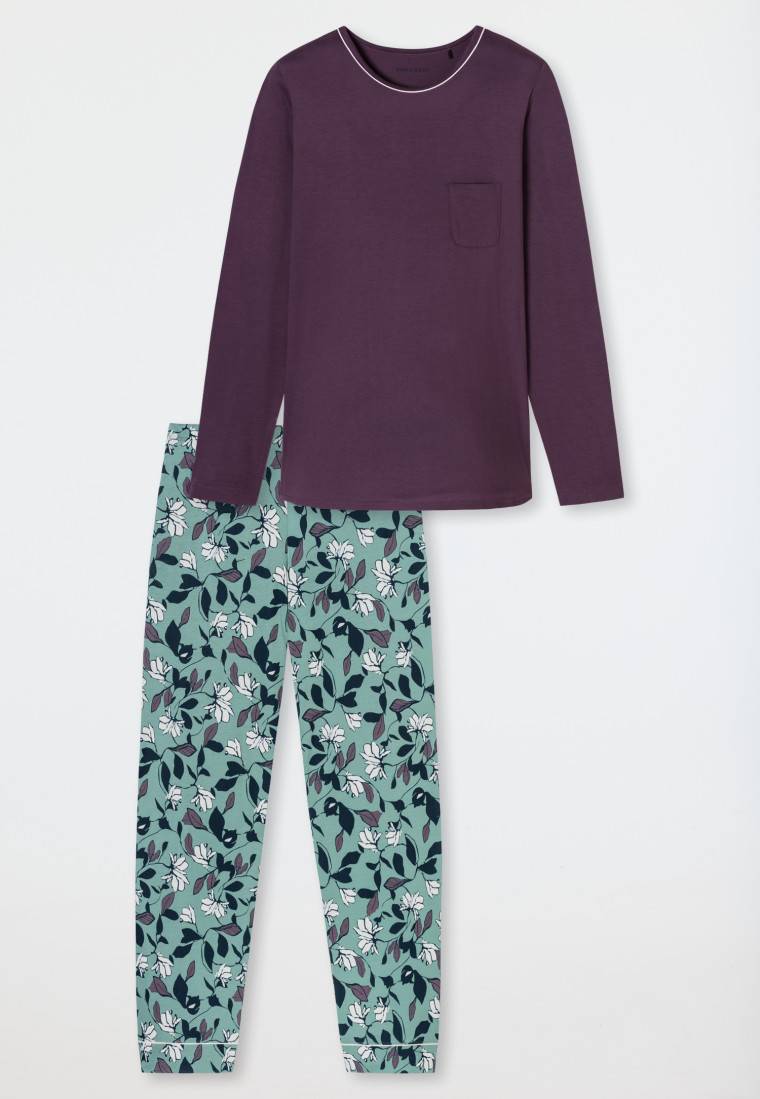 Schiesser Schlafanzug Lang Multicolor - Comfort Nightwear