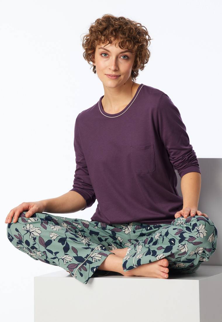 Schiesser Schlafanzug lang multicolor - Comfort Nightwear Schiesser Schlafanzug lang multicolor - Comfort Nightwear