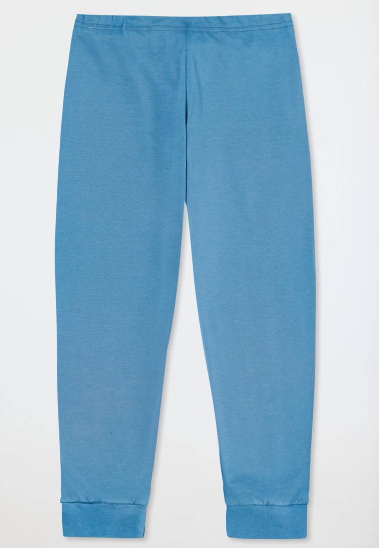 Schiesser Schlafanzug Lang Ringel Hellblau - Boys World