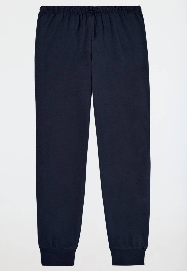 Schiesser Schlafanzug Lang Streifen Mineral - Nightwear