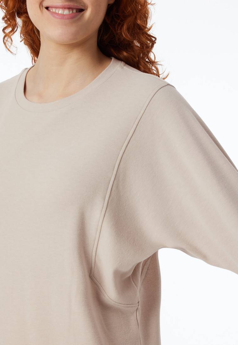 Schiesser Schlafanzug Lang Wärmend Beige - Selected Premium Warming