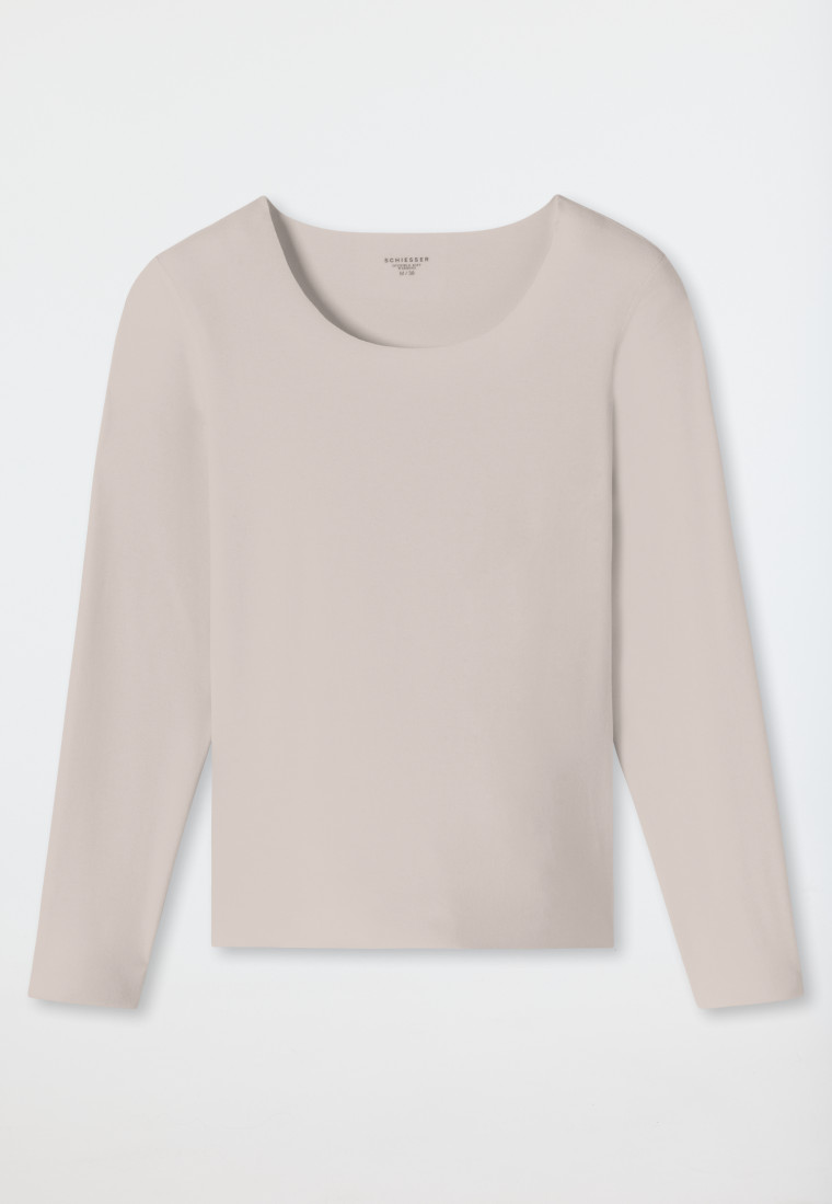 Schiesser Shirt Wärmend Sand - Invisible Soft Warming