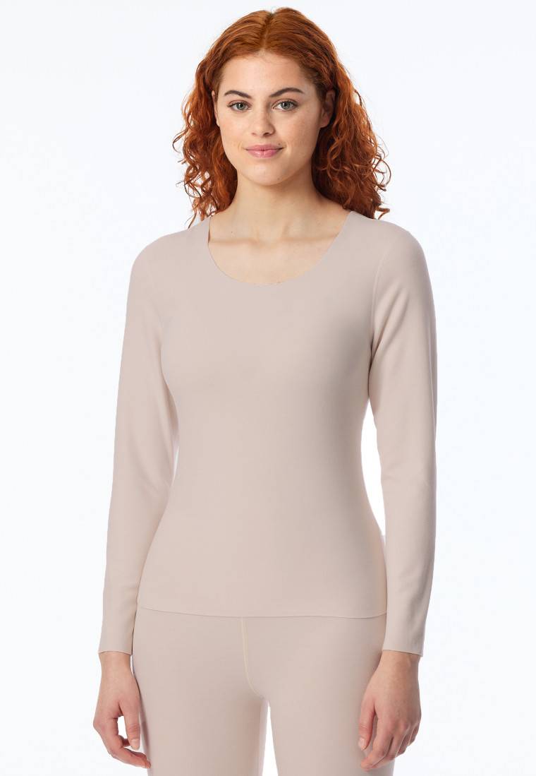 Schiesser Shirt Wärmend Sand - Invisible Soft Warming