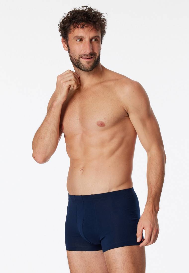 Schiesser Shorts 3er-Pack Organic Cotton dunkelblau - 95/5