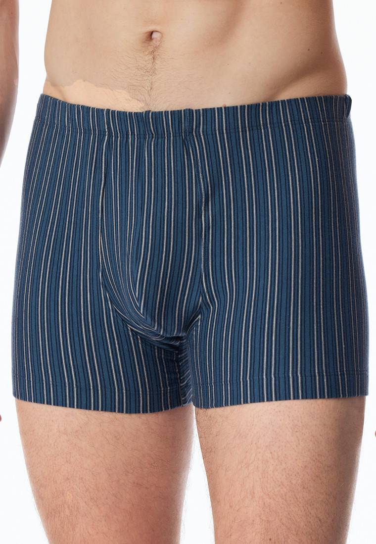 Schiesser Shorts 3er-Pack Organic Cotton Uni/geringelt Mehrfarbig - 95/5