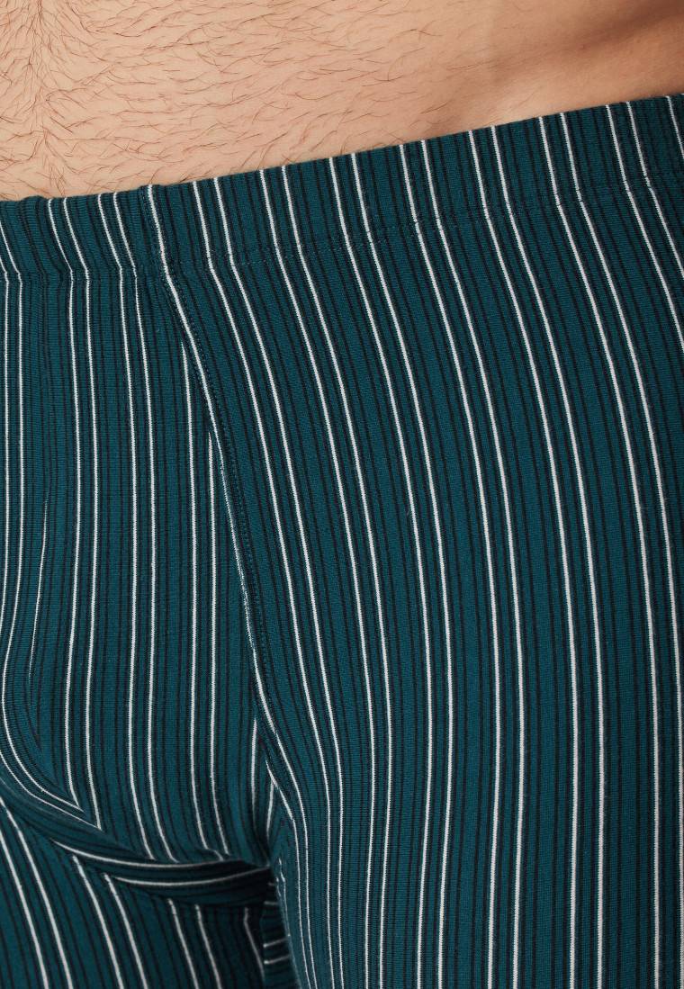 Schiesser Shorts 3er-Pack Organic Cotton Uni/geringelt Mehrfarbig - 95/5