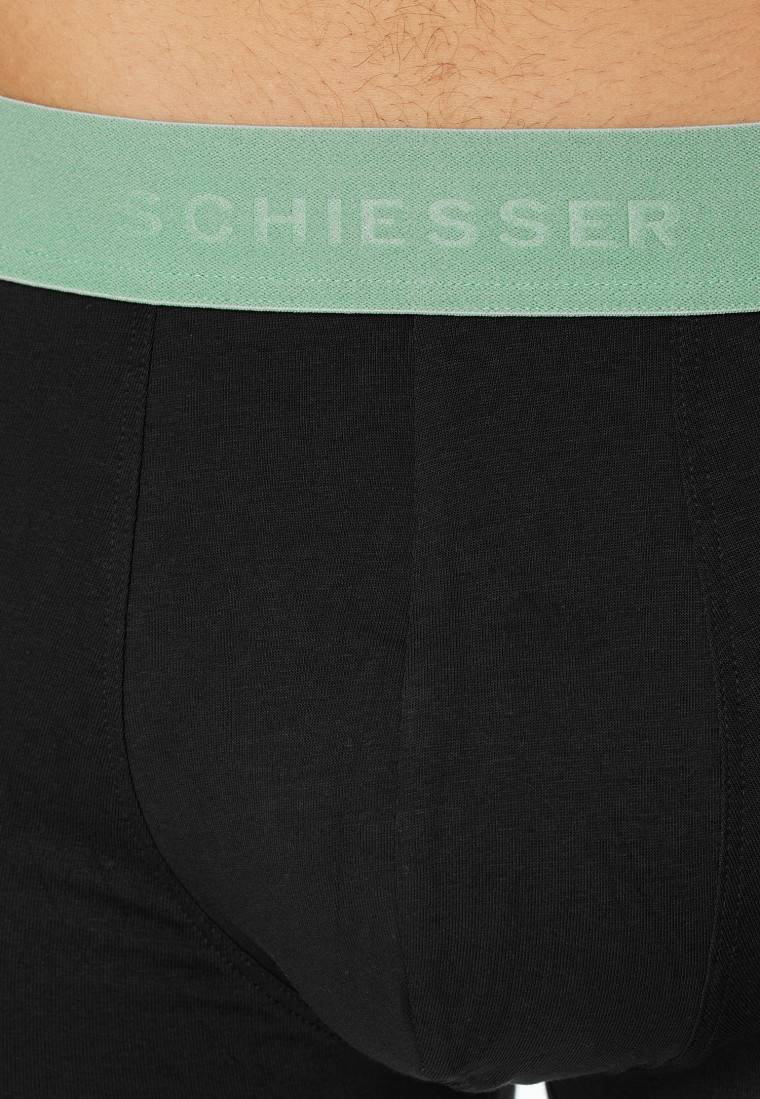 Schiesser Shorts 3er-Pack Organic Cotton Webgummibund Mehrfarbig - 95/5