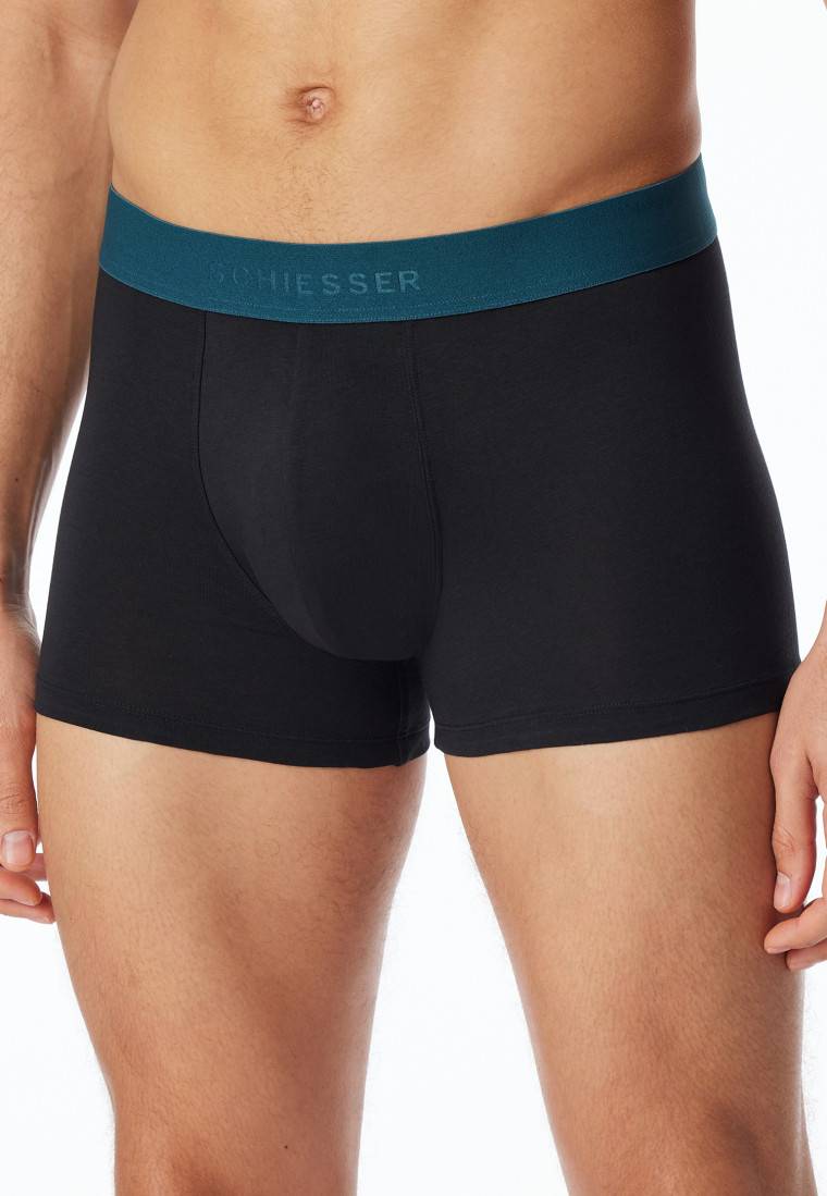 Schiesser Shorts 3er-Pack Organic Cotton Webgummibund Mehrfarbig - 95/5