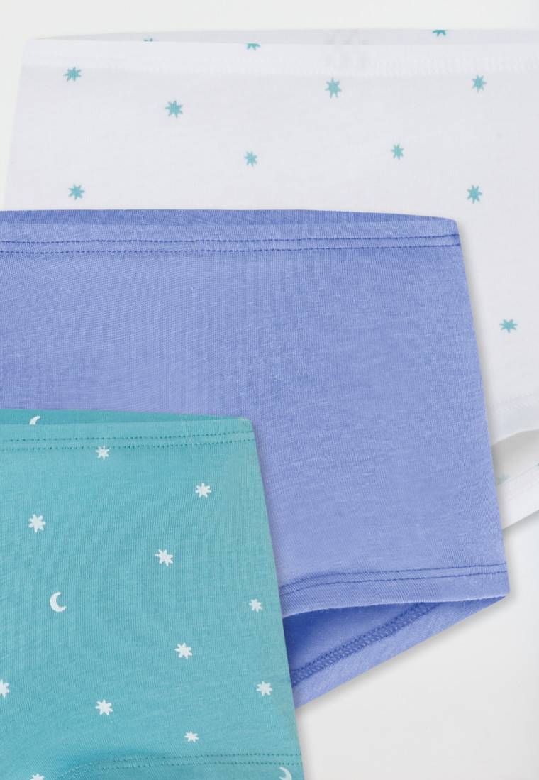 Schiesser Shorts 3er-Pack Sterne Monde Mehrfarbig - 95/5