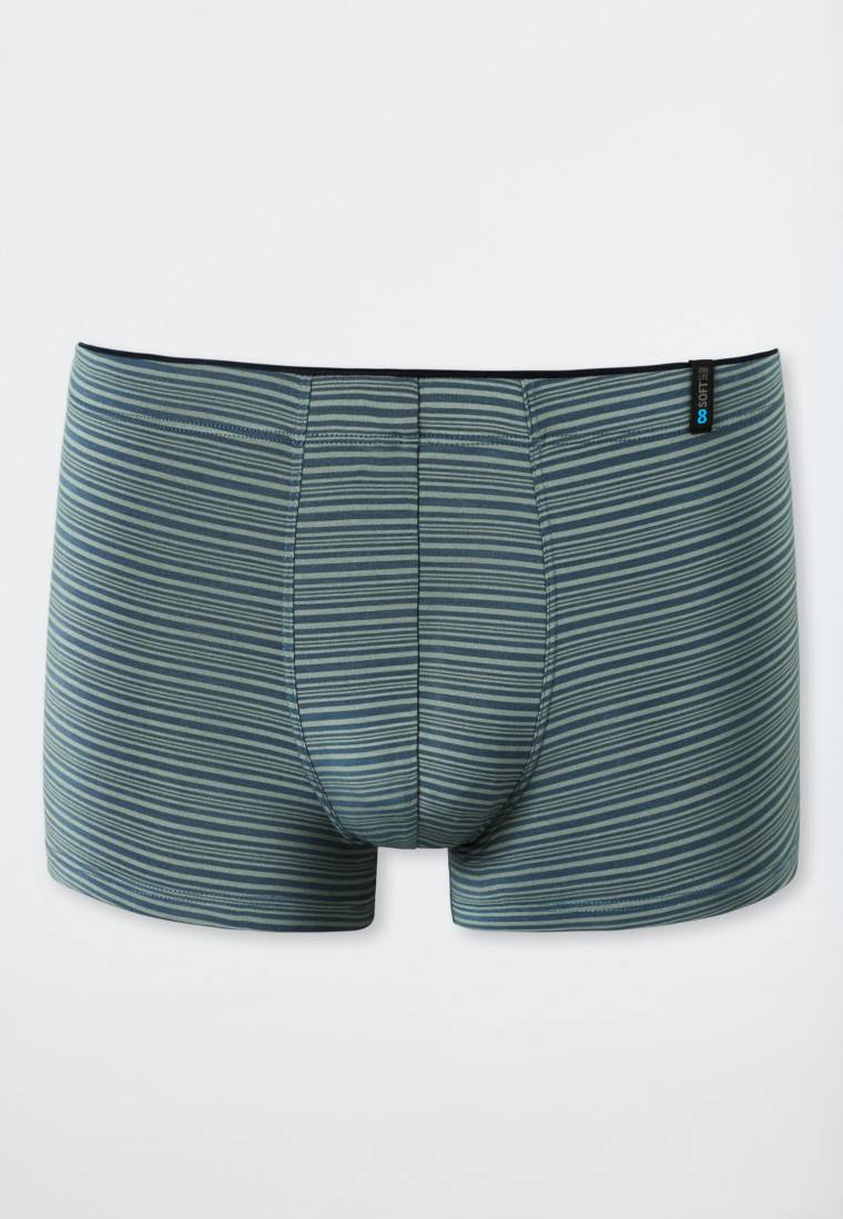 Schiesser Shorts Modal Streifen Linde - Long Life Soft
