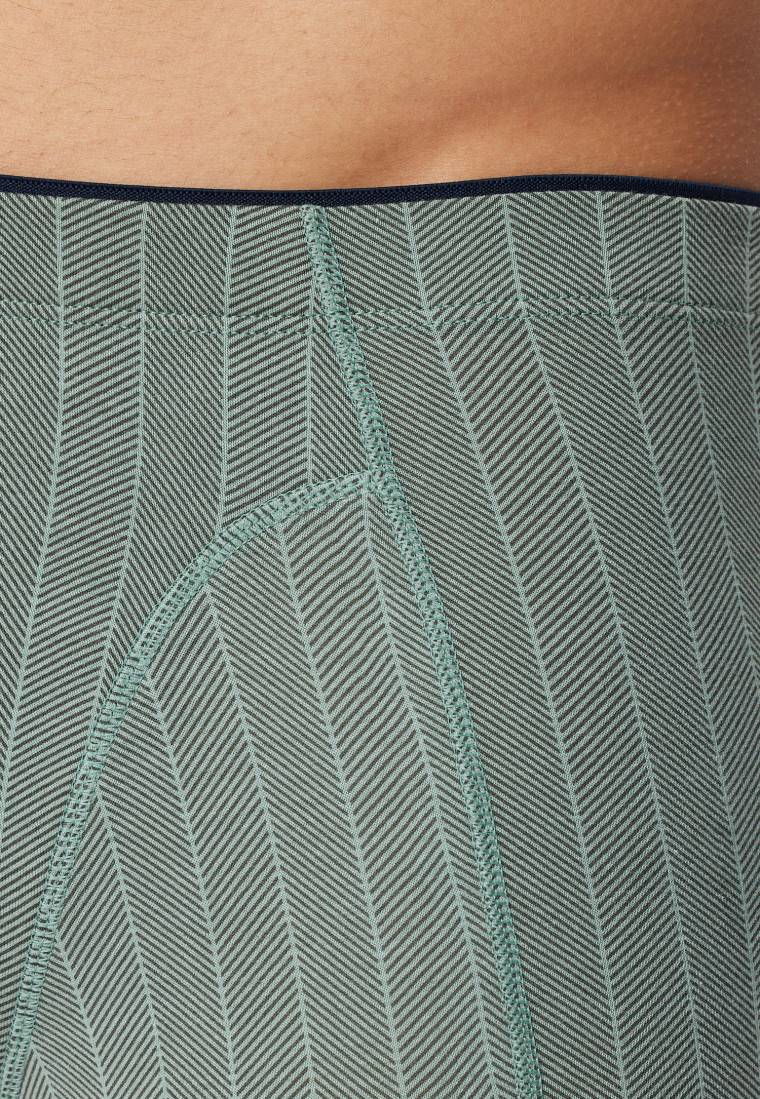 Schiesser Shorts Organic Cotton Gestreift Linde - 95/5