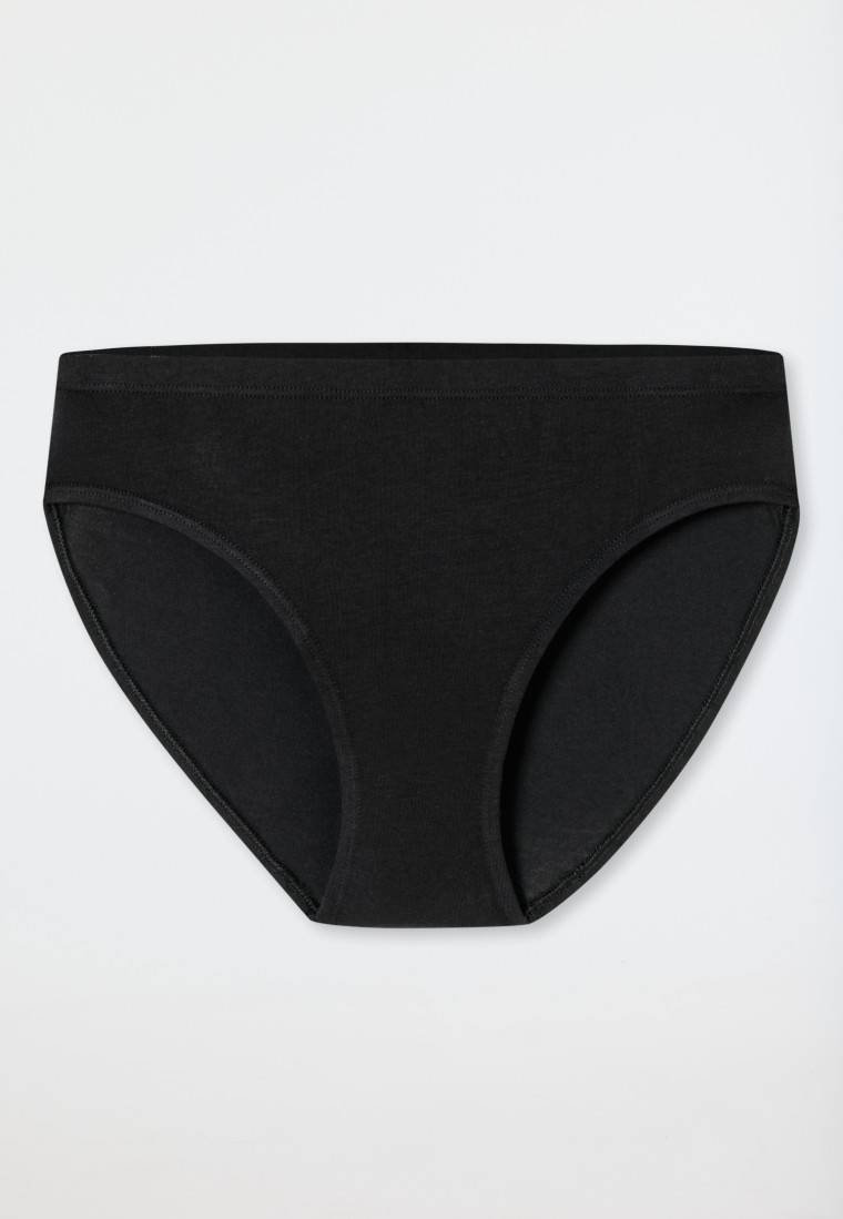 Schiesser Slips 2er-Pack Schwarz/ Violett - Fresh Vibe