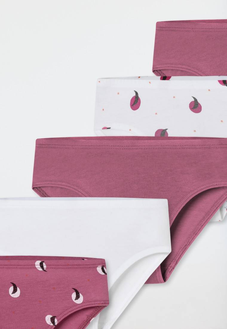 Schiesser Slips 5er-Pack Organic Cotton Softbund Monde Sterne Mehrfarbig - 95/5