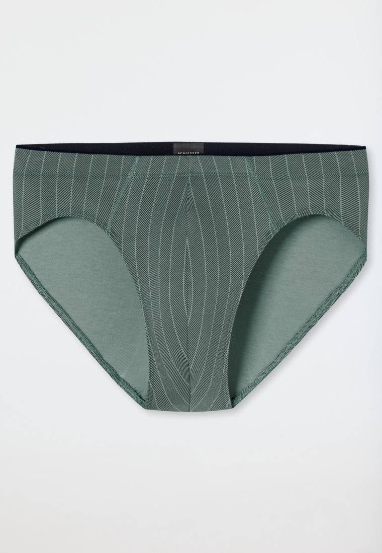 Schiesser Supermini Organic Cotton Gemustert Linde - 95/5