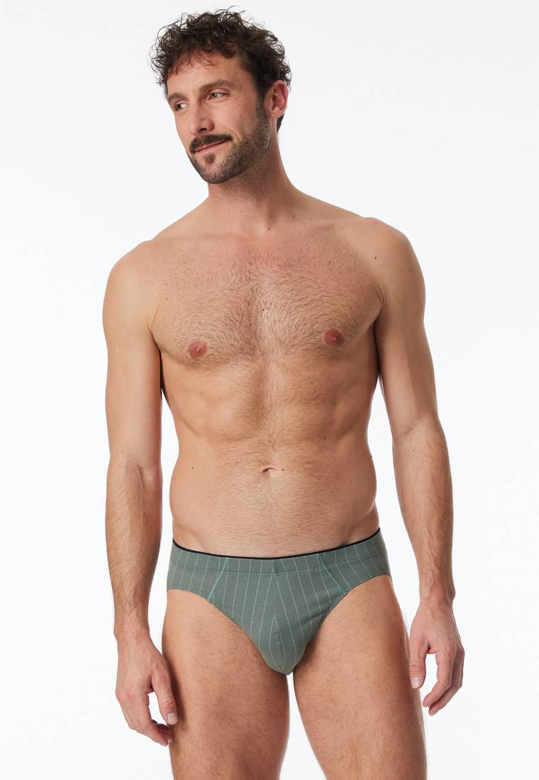 Schiesser Supermini Organic Cotton gemustert linde - 95/5