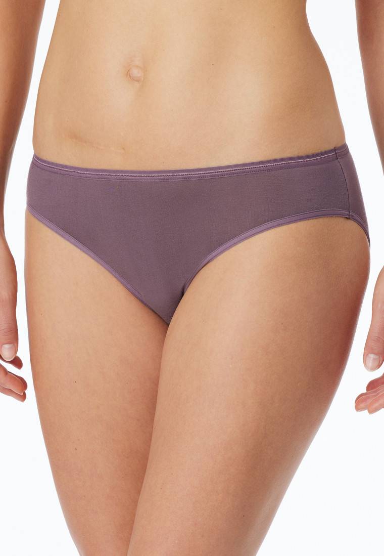 Schiesser Tai-Slips 2er-Pack Dunkelblau/malve - Modal Essentials