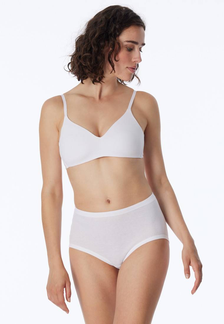 Schiesser Taillenslips 2er- Pack Feinripp weiß - Original Feinripp