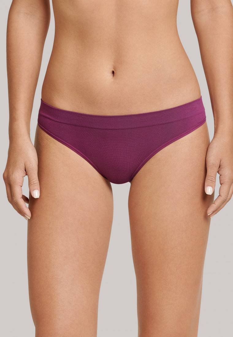 Schiesser Thong Seamless Bambus Beere - Active Mesh Bamboo