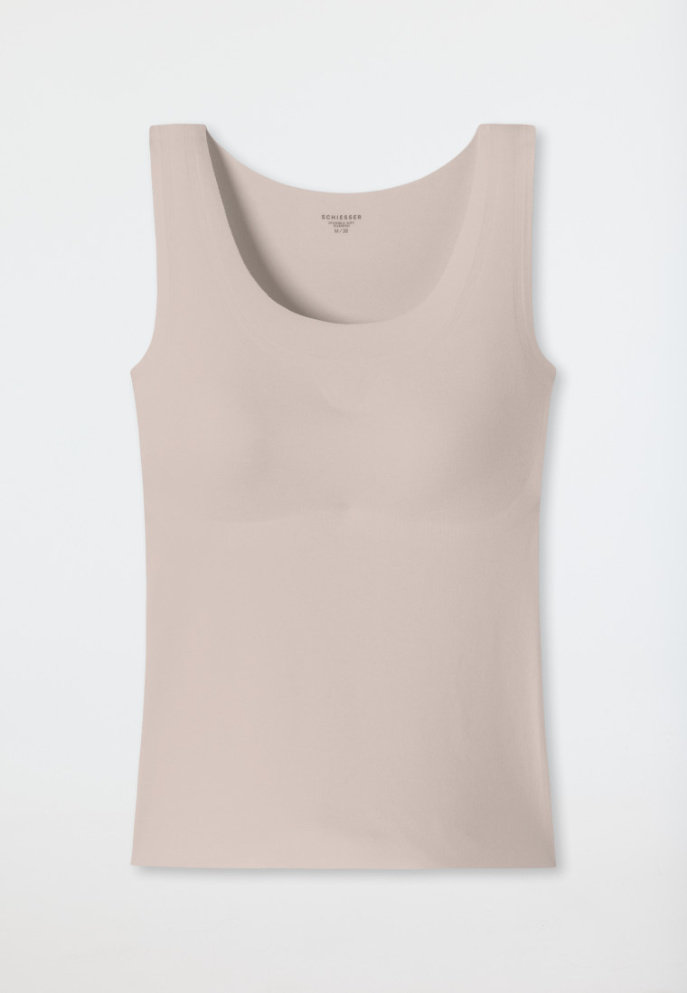 Schiesser Top Wärmend Herausnehmbare Pads Sand - Invisible Soft Warming