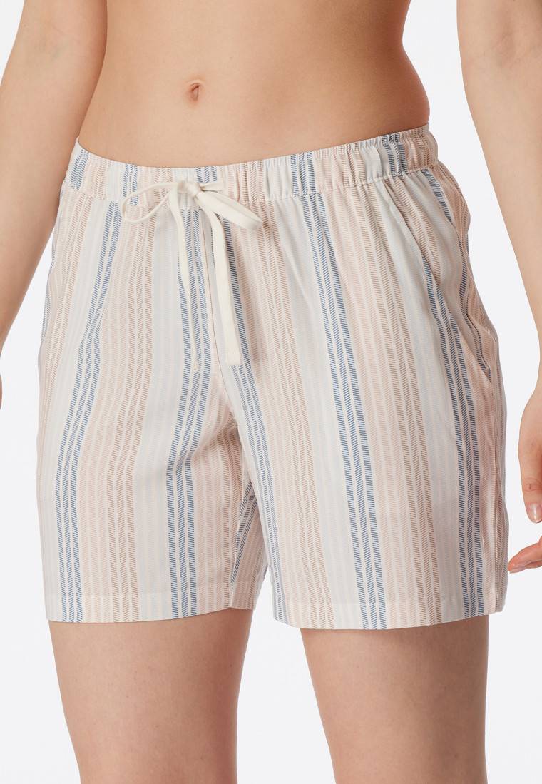 Schiesser Webhose Kurz Streifen Mehrfarbig - Mix+Relax