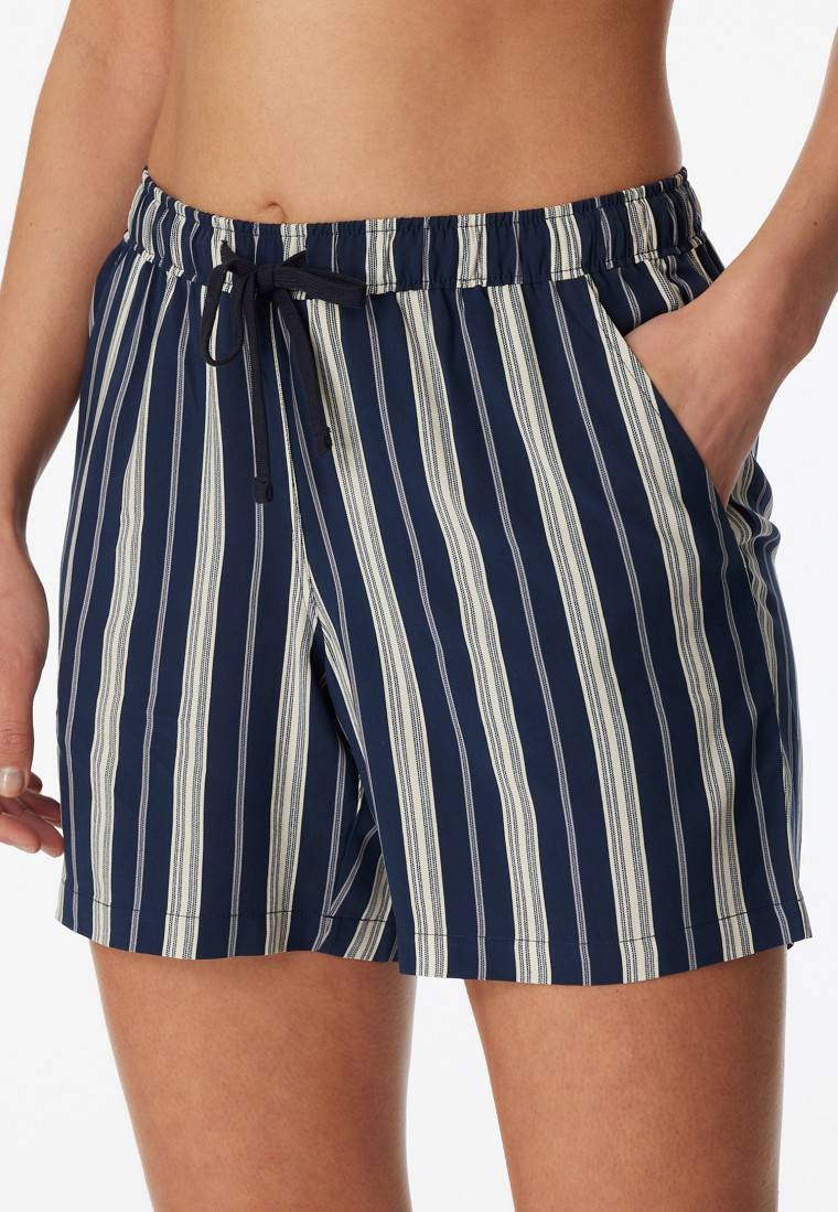 Schiesser Webhose Kurz Streifen Mehrfarbig - Mix+Relax