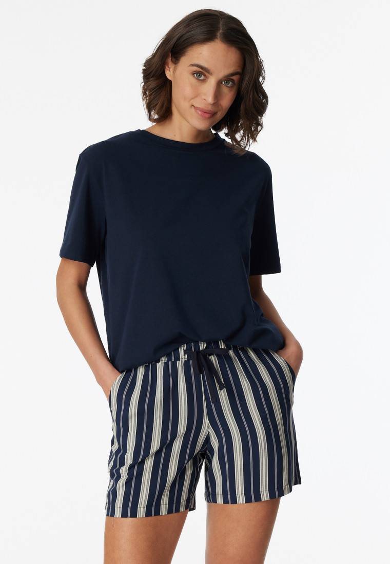 Schiesser Webhose kurz Streifen mehrfarbig - Mix+Relax