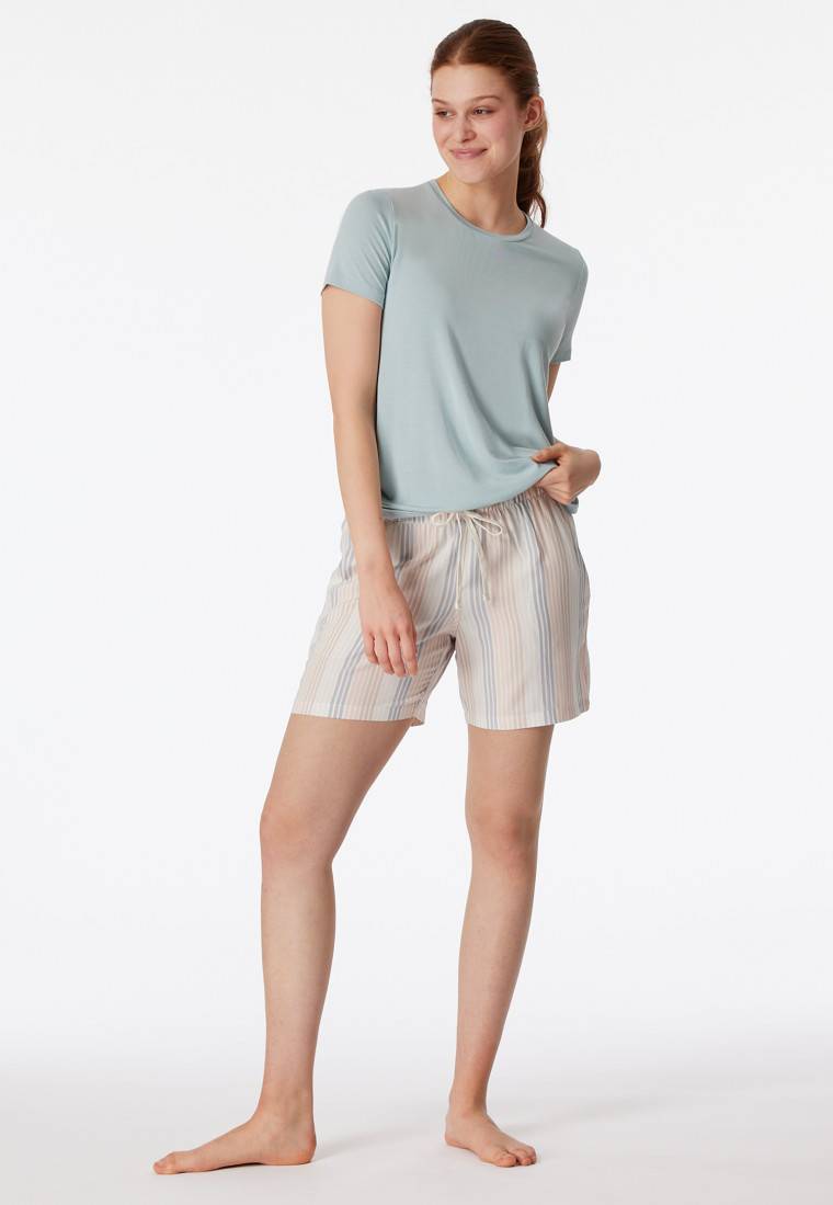 Schiesser Webhose kurz Streifen mehrfarbig - Mix+Relax