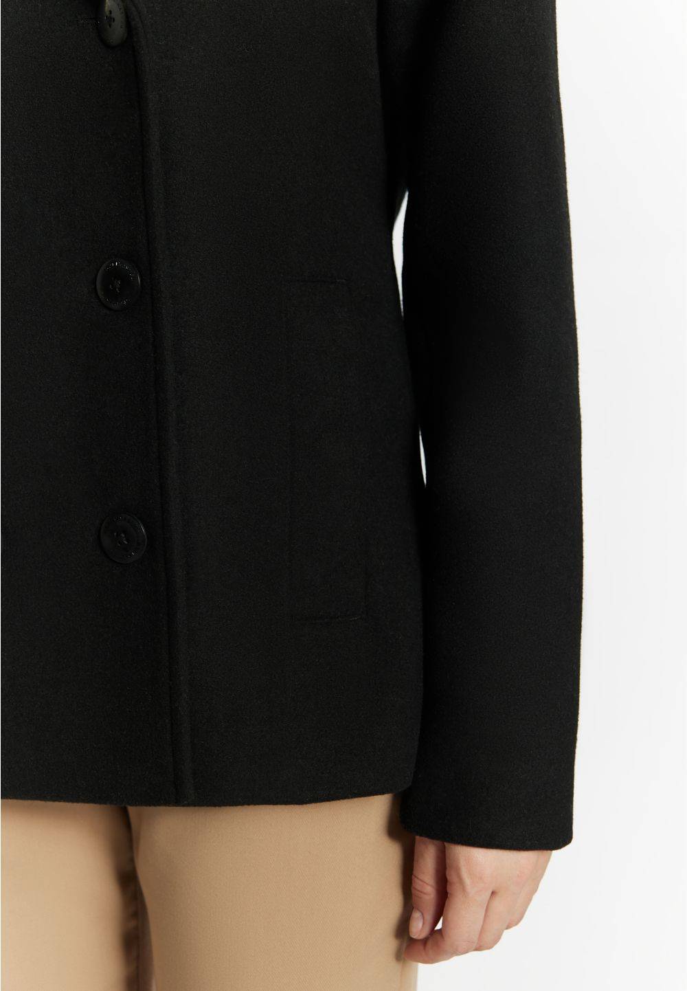 Schmuddelwedda DreiMaster Klassik Cabanjacke Aus Wollgemisch