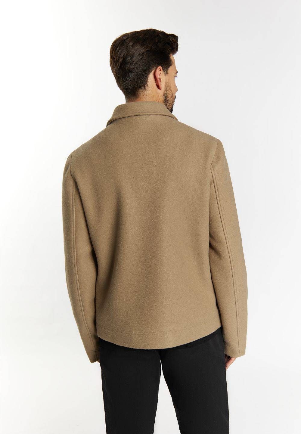 Schmuddelwedda DreiMaster Klassik Übergangsjacke In Wolloptik