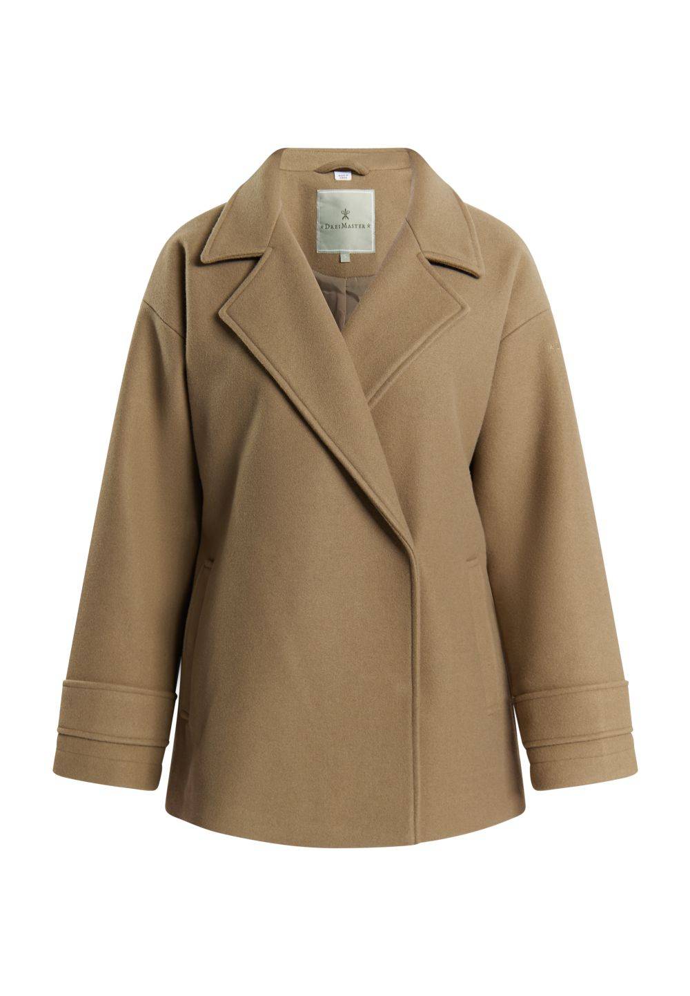 Schmuddelwedda DreiMaster Klassik Übergangsjacke In Wolloptik