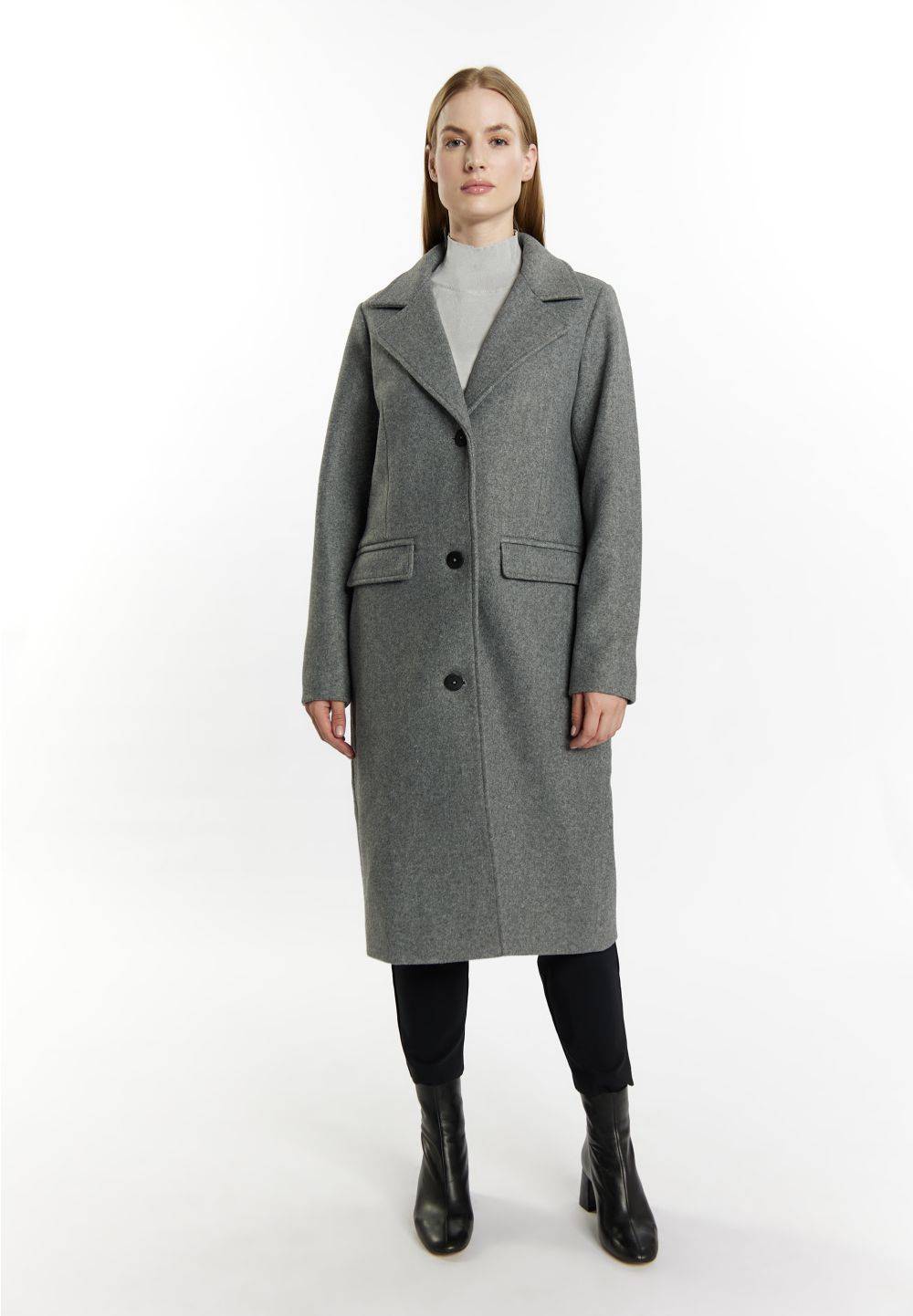 Schmuddelwedda DreiMaster Klassik Übergangsjacke In Wolloptik