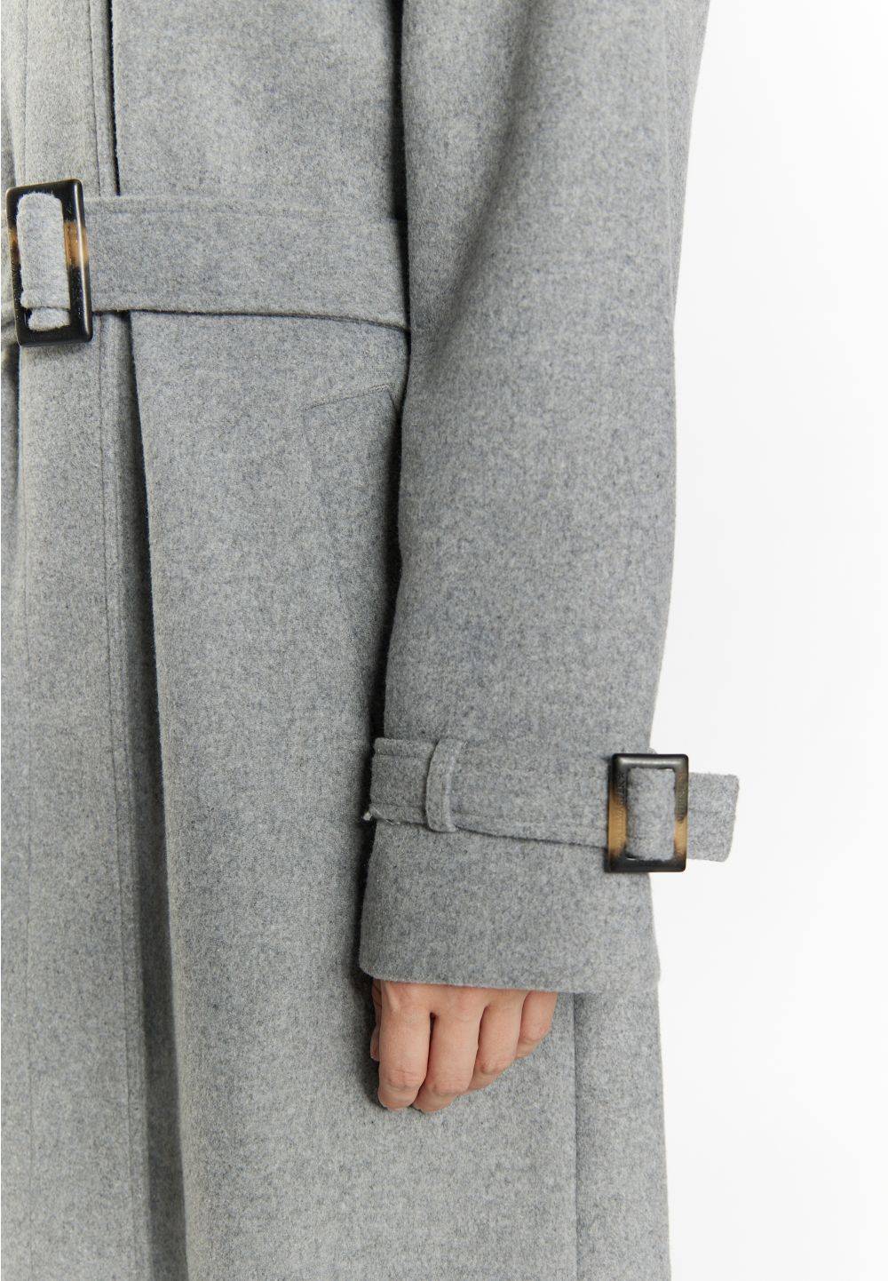 Schmuddelwedda DreiMaster Klassik Übergangsmantel Aus Wollgemisch