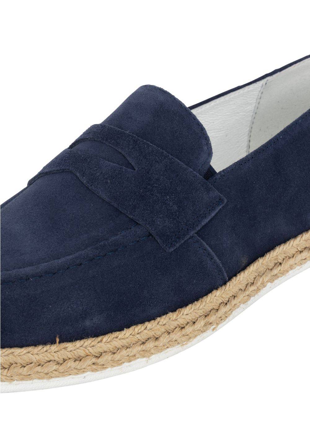 Schmuddelwedda DreiMaster Maritim Penny Loafer Aus Veloursleder