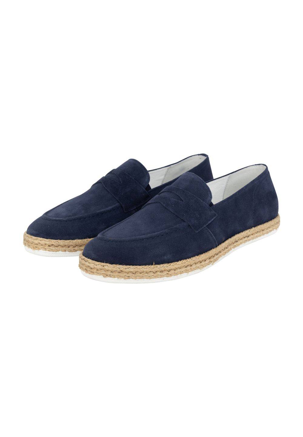 Schmuddelwedda DreiMaster Maritim Penny Loafer aus Veloursleder