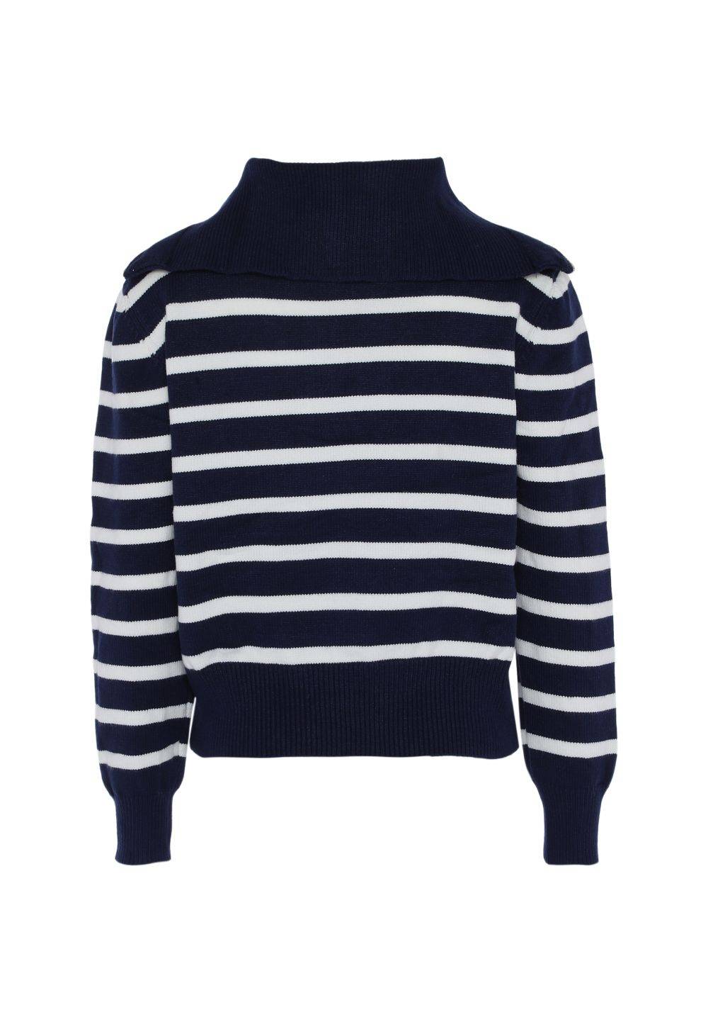 Schmuddelwedda Dreimaster Maritim Pullover mit Streifen