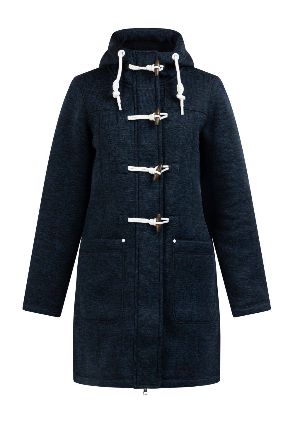 Schmuddelwedda DreiMaster Maritim Strickfleece-Dufflecoat