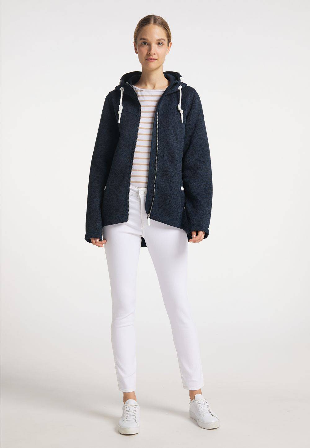 Schmuddelwedda DreiMaster Maritim Strickfleecejacke